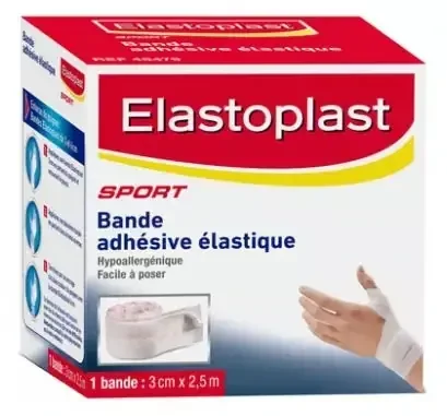 Elastoplast Bande Adhésive Élastique 3 cm X 2.5 m