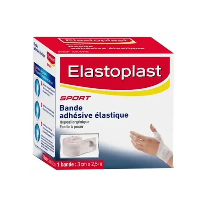 Elastoplast bande adhesive elastique 3cm x 2.5m