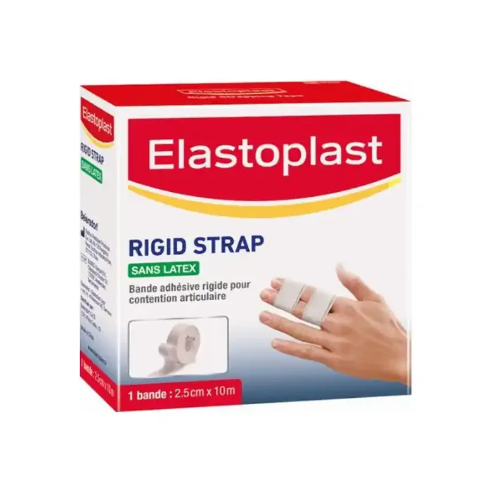 Elastoplast Rigid Strap sans latex doigt 2.5cm x 10m