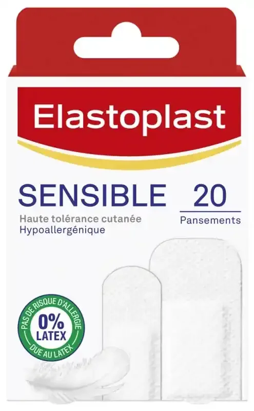Elastoplast Sensible 20 Pansements – Couleur Blanc