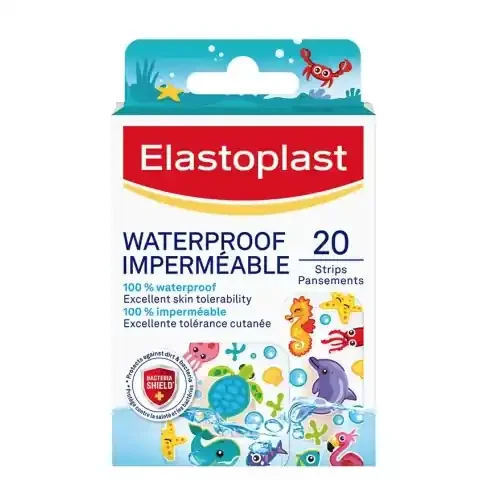 ELASTOPLAST Waterproof Pansements imperméables enfant 20 pansements