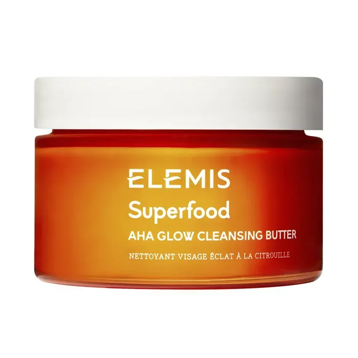 Elemis SUPERFOOD aha glow burro detergente
