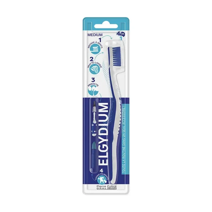 Elgydium brosse à dent 4 in 1
