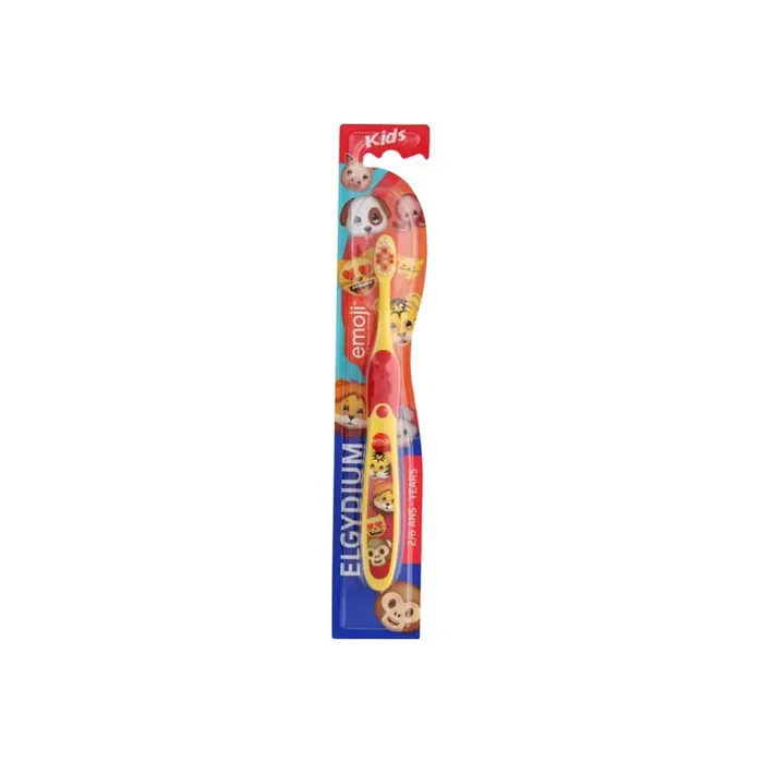 Elgydium Kids Emoji brosse a dents souple 2/6 ans