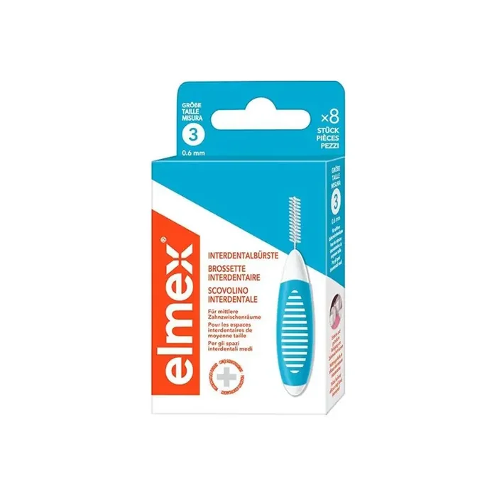 Elmex brossettes interdentaires bleu 0,6mm taille 3