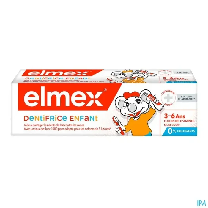 Elmex enfant dentifrice 3/6ans 50ml