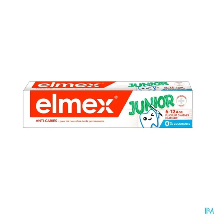 Elmex junior dentifrice menthe 7/12ans 75ml