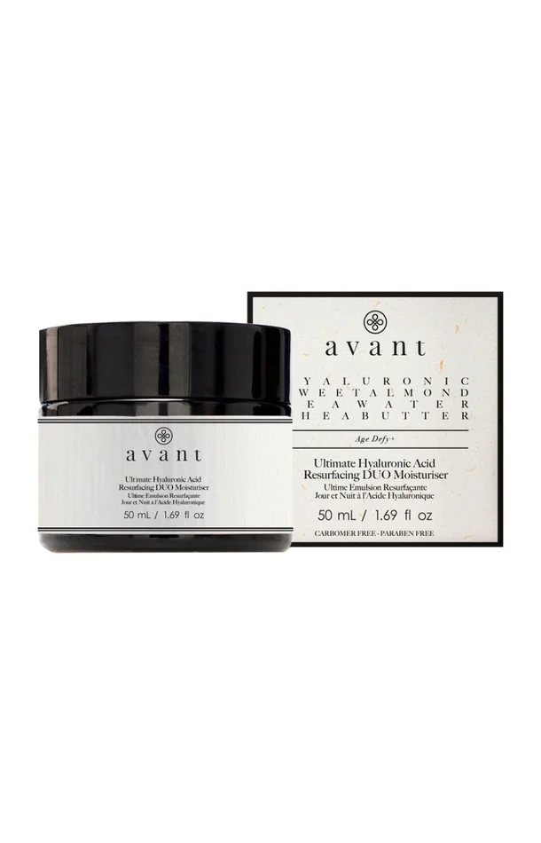 Emulsion resurfaçante – Acide hyaluronique & beurre de karité – Age Defy+ – Peaux matures – 50 ml