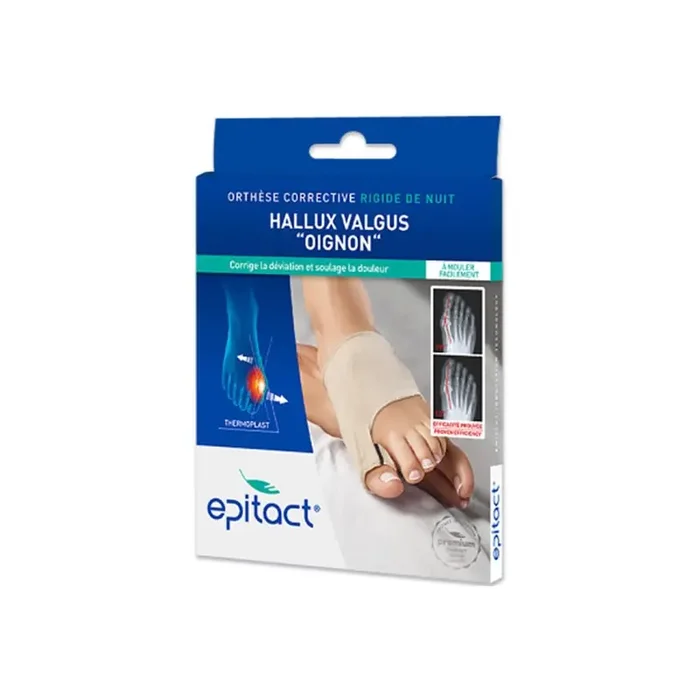 Epitact orthese corrective rigide de nuit Hallux Valgus oignon taille M