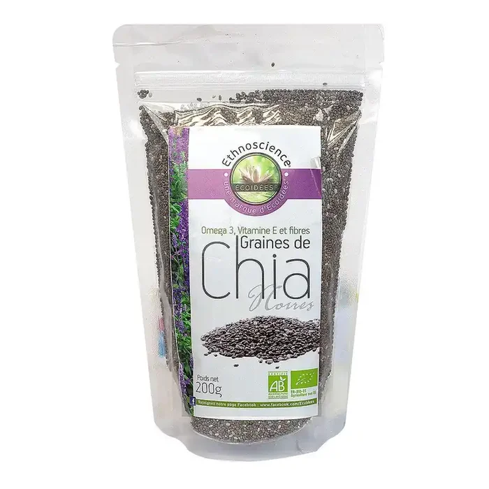 Ethnoscience graines de chia noires 200g