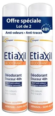 Etiaxil Déodorant Douceur 48H Lot de 2 x 150 ml