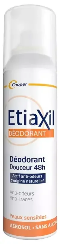 Etiaxil Déodorant Douceur 48H Sans Aluminium Aérosol 150 ml