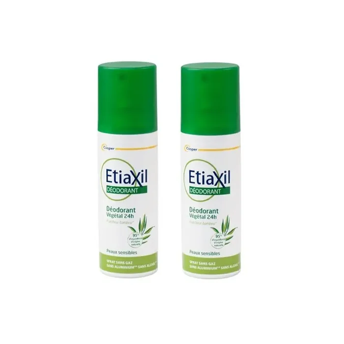 Etiaxil deodorant vegetal 24h spray 2x100ml