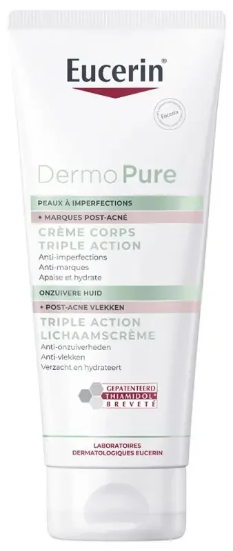 Eucerin DermoPure Crème pour le Corps Triple Action 200 ML