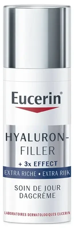Eucerin Hyaluron-Filler Extra Riche Soin de Jour Peau Très Sèche 50 ml