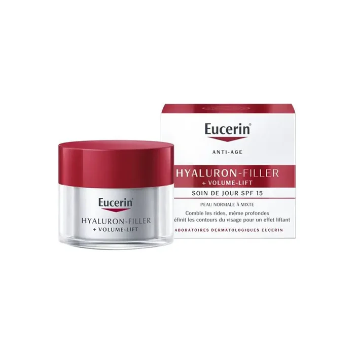 Eucerin Hyaluron-Filler + Volume-Lift soin de jour SPF15 peau normale a mixte 50ml