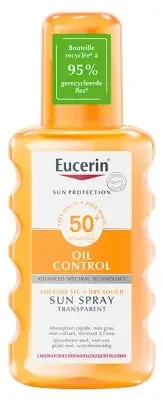 Eucerin Sun Protection Oil Control Sun Spray Transparent SPF50+ 200 ml
