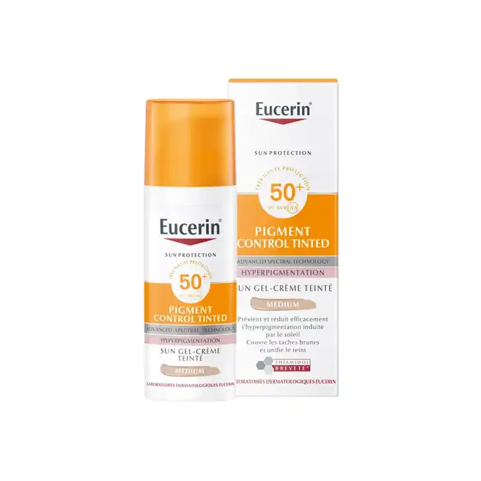 Eucerin Sun Protection Pigment Control Tinted gel-creme teinte SPF50+ 50ml