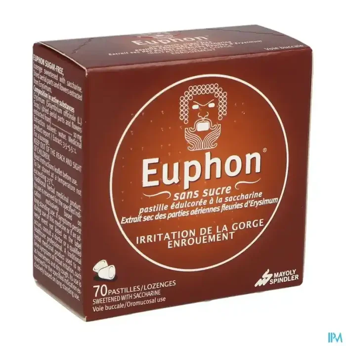 Euphon sans sucre pastille 70