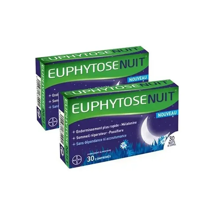 Euphytose nuit duo 2×30 comprimes