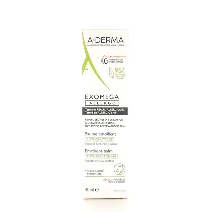 EXOMEGA ALLERGO BAUME EMOLLIENT 40ML A-DERMA