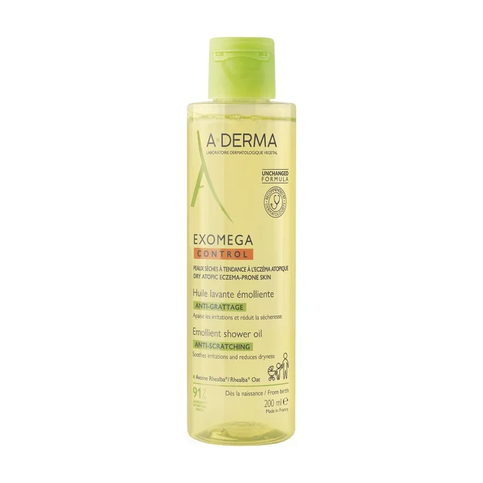Exomega Control – Huile Lavante Emolliente Anti-Grattage 200 ml