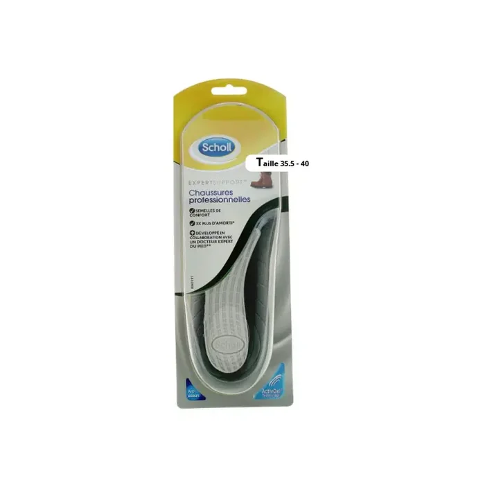 EXPERT SUPPORT SEMELLES CONFORT CHAUSSURES PROFESSIONNELLES TAILLE 35.5 – 40 SCHOLL