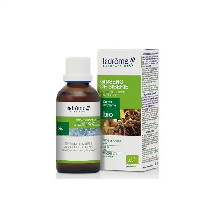 EXTRAIT DE GINSENG DE SIBERIE BIO 50ML LADROME