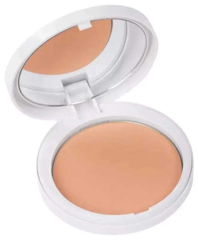 Eye Care Cosmetics Poudre Compacte Beige Clair – Teinte 4 Beige clair
