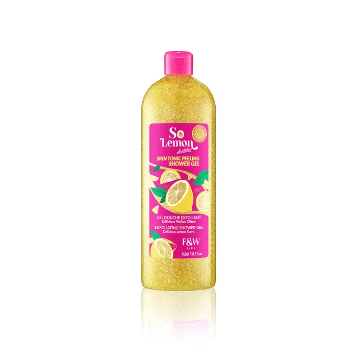 FAIR & WHITE SO LEMON ≡ Gel Douche Exfoliant – Skin Tonic Peeling Shower Gel