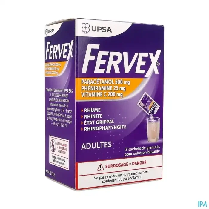 Fervex adultes granules sachet 8