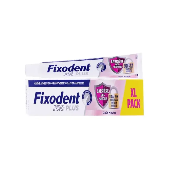 Fixodent pro plus la meilleure technologie antiparticules crème adhesive neutre 57g
