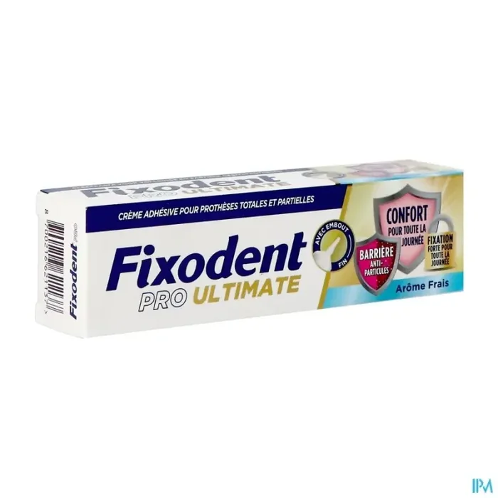 Fixodent pro ultimate crème adhesive pour prothese dentaire frais 40g