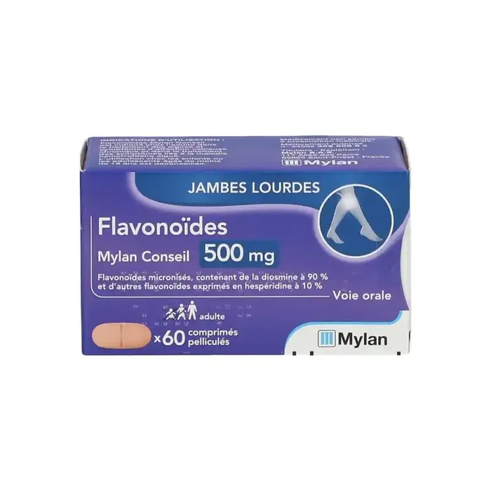 Flavonoides Viatris Conseil 500mg 60 comprimes pellicules