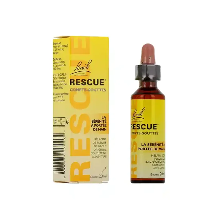 Fleurs de Bach Rescue compte-gouttes 10ml
