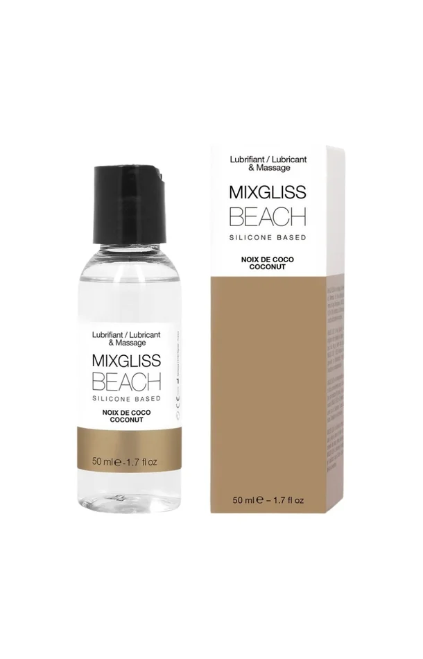 Fluide massage & lubrifiant à base de silicone – Noix de coco – 50 ml