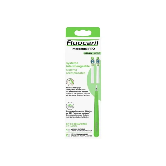 Fluocaril brosse a dents interdental pro a tete remplacable