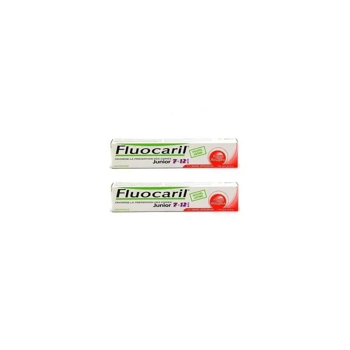 Fluocaril junior 7-12ans gel fruits rouges duo 50ml