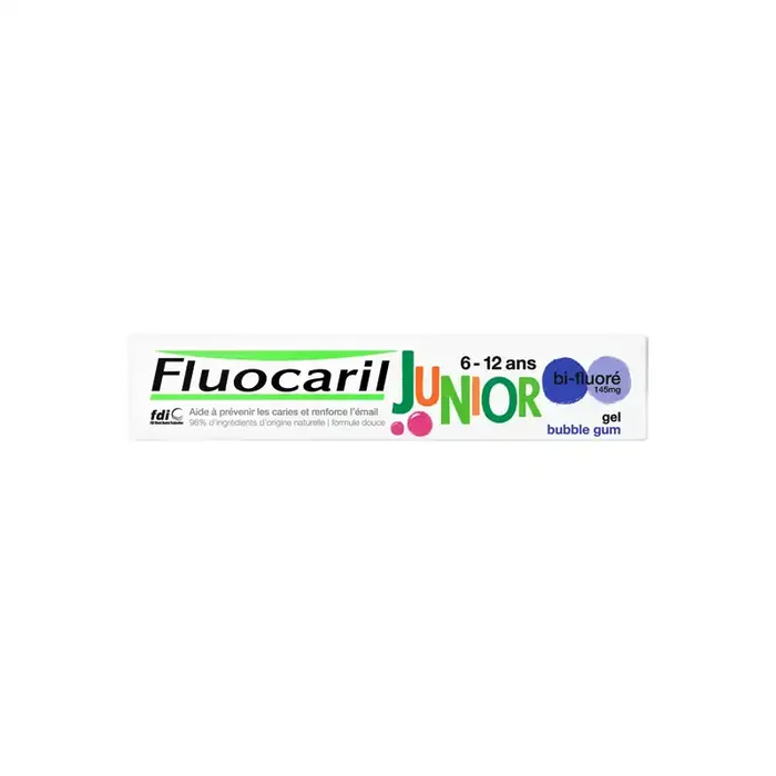 Fluocaril Junior dentifrice Bubble Gum 6 -12 ans
