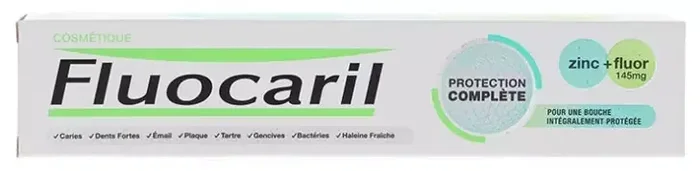 Fluocaril Protection Complète Zinc et Fluor 75 ml