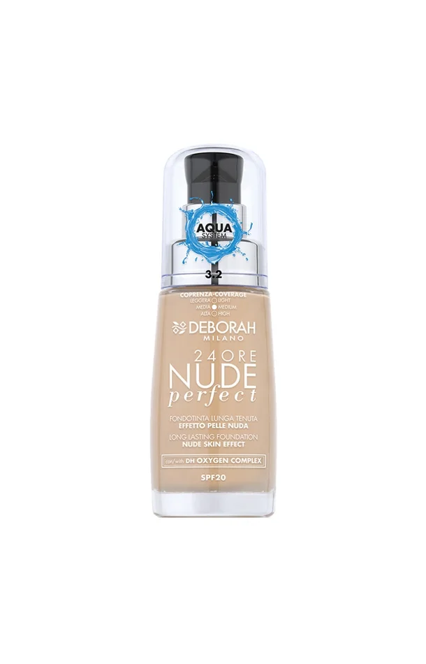 Fond de teint liquide SPF 20 – 24Ore Nude Perfect – 30 ml