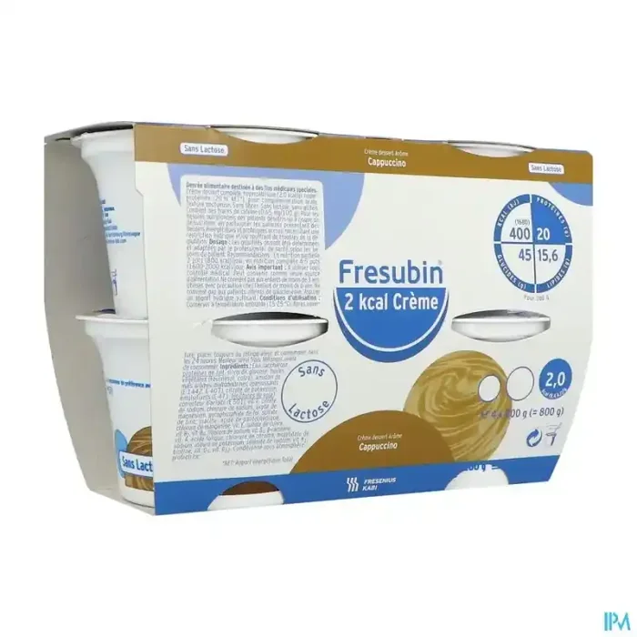 Fresubin 2kcal crème sans lactose cappuccino 200g x4