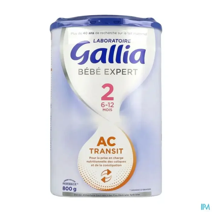 Gallia bébé expert ac-transit 2eme age 800g