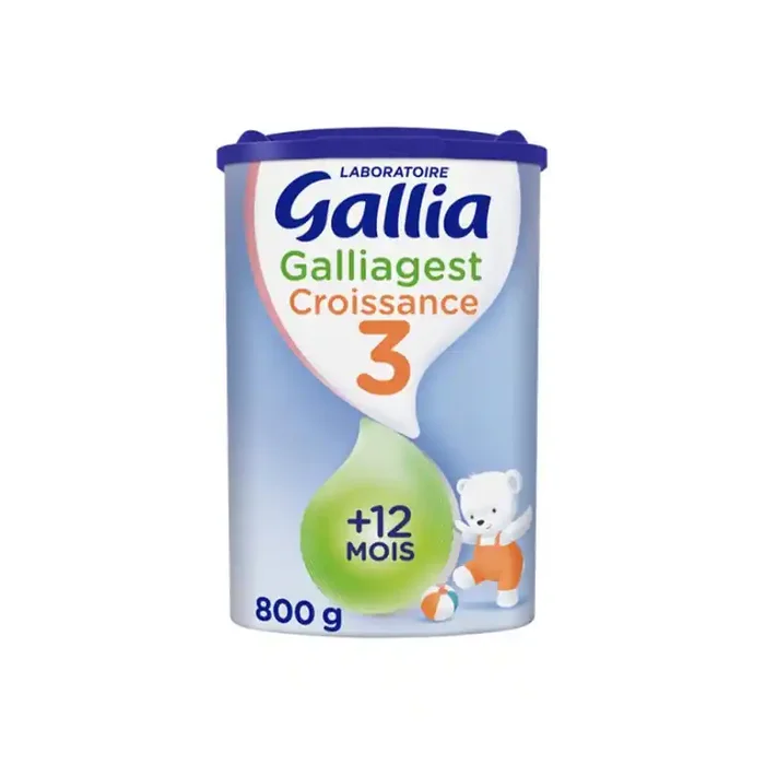 Gallia galliagest croissance lait 3eme age 800g