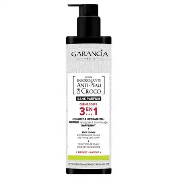 Garancia Formule Ensorcelante Anti-Peau de Croco Sans Parfum Crème Corps 3 en 1 400 ml
