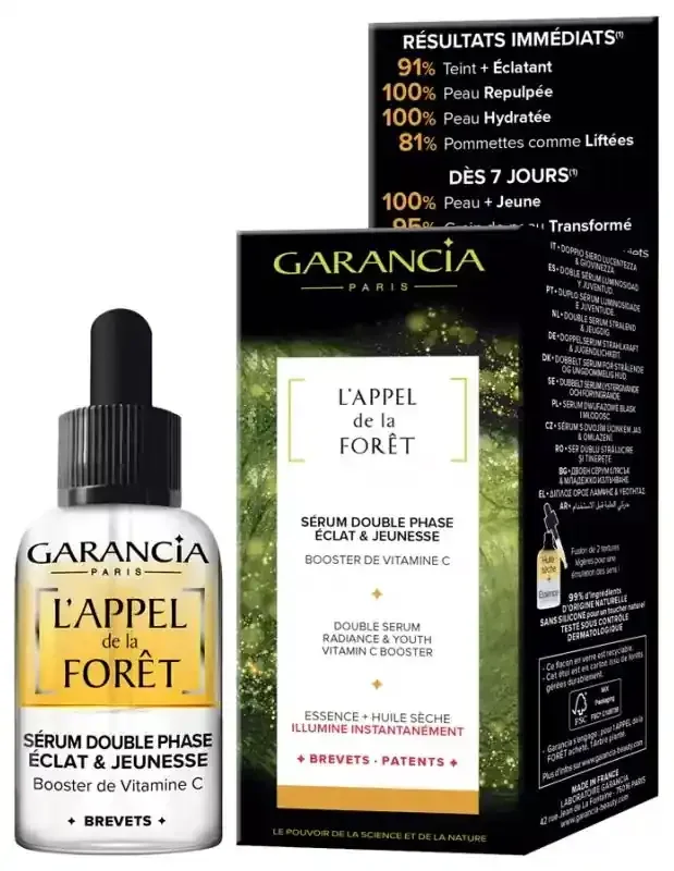 Garancia L‘Appel de la Forêt Sérum Double Phase Éclat & Jeunesse 30 ml