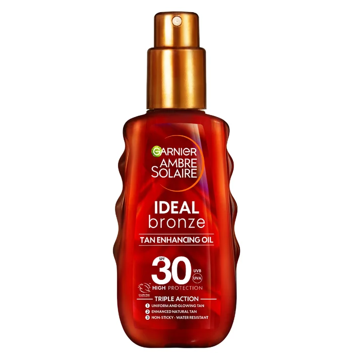 Garnier Ambre Solaire Ideal Bronze Huile Solaire Protectrice SPF 30 150 ml