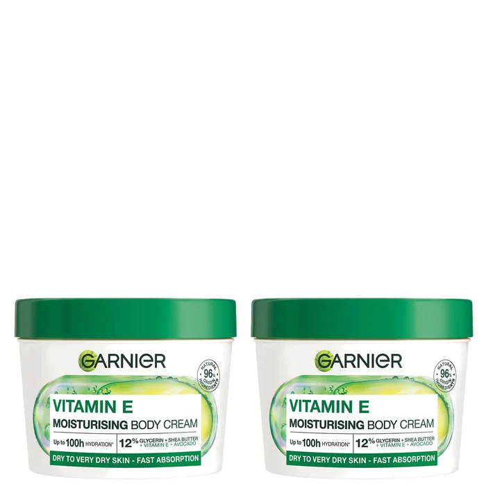 Garnier Body Superfood, Nourishing Body Cream, With Avocado and Omega 6, Body Cream for Dry Skin Duo