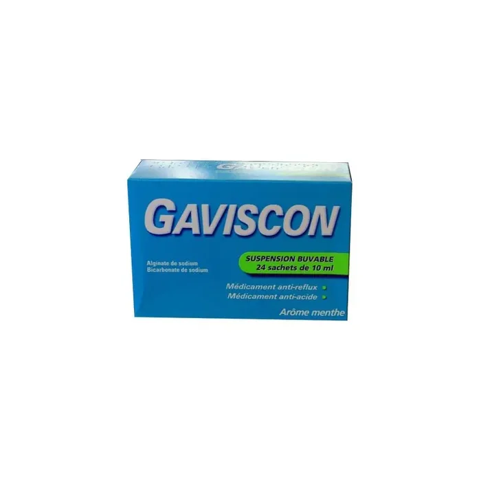 GAVISCON MENTHE SUSPENSION BUVABLE 24 SACHETS