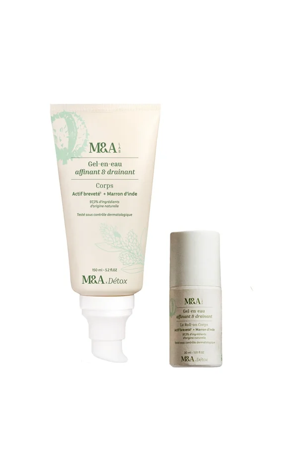 Gel & roll-on affinant et drainant – Corps